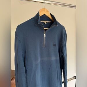 Burberry Quarter Zip Sweater